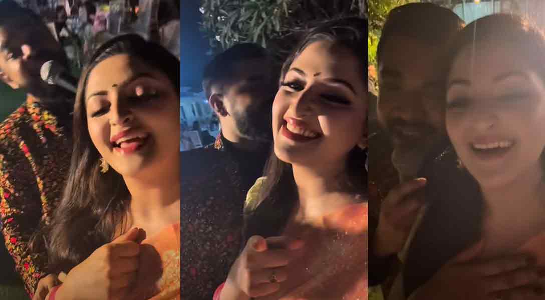 গান গেয়ে সমালোচনার মুখে পরীমণি