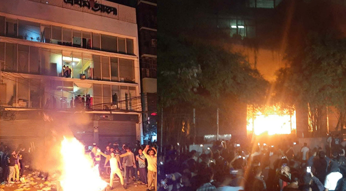 প্রথম আলো-ডেইলি স্টার-ছায়ানট-উদীচীতে হামলার ঘটনায় গ্রেপ্তার ৯