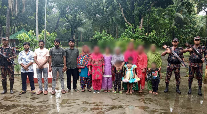 সীমান্ত দিয়ে নারী-শিশুসহ ১৮ জনকে পুশইন করল বিএসএফ