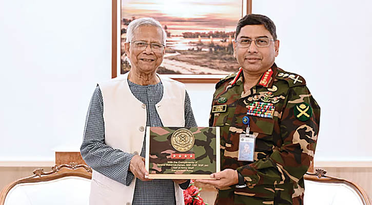 প্রধান উপদেষ্টার সঙ্গে সেনাপ্রধানের সাক্ষাৎ
