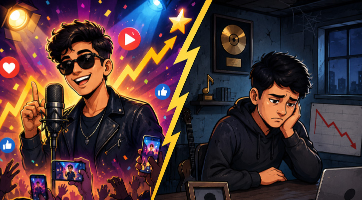 ভাইরাল শিল্পী বনাম বাস্তব ক্যারিয়ার একটি গান হিট, তারপর হারিয়ে যাওয়া কেন?