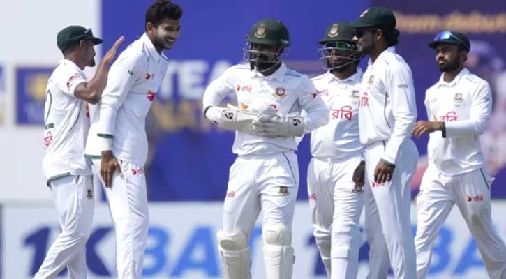 অবশেষে ১০ রানের লিড পেয়েছে টাইগাররা