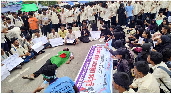 ২০ এপ্রিল মহাসমাবেশের ঘোষণা কারিগরি শিক্ষার্থীদের