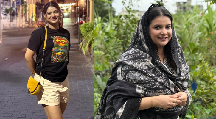 হাফপ্যান্ট পরায় শবনম ফারিয়াকে কেউ কটাক্ষ করছে আবার কেউ অভিনন্দন জানাচ্ছেন