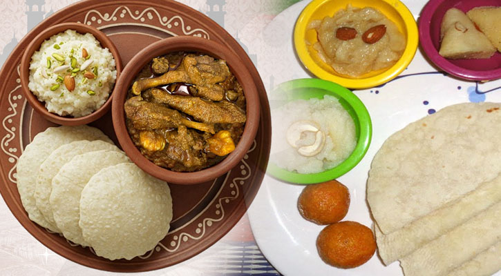 শবে বরাতের হালুয়া, রুটি ও মাংসের প্রস্তুতি