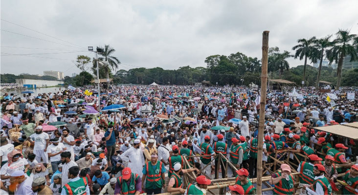 সমাবেশ থেকে যে বার্তা দিতে চায় জামায়াত