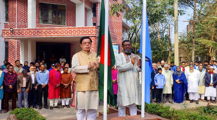 বর্ণাঢ্য আয়োজনে শাহজালাল বিশ্ববিদ্যালয় দিবস উদযাপন