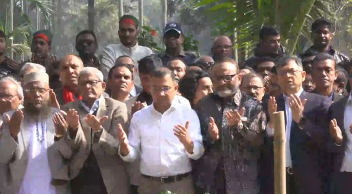 হাদির কবর জিয়ারত করলেন তারেক রহমান, আজ আর কোথায় কোথায় যাবেন