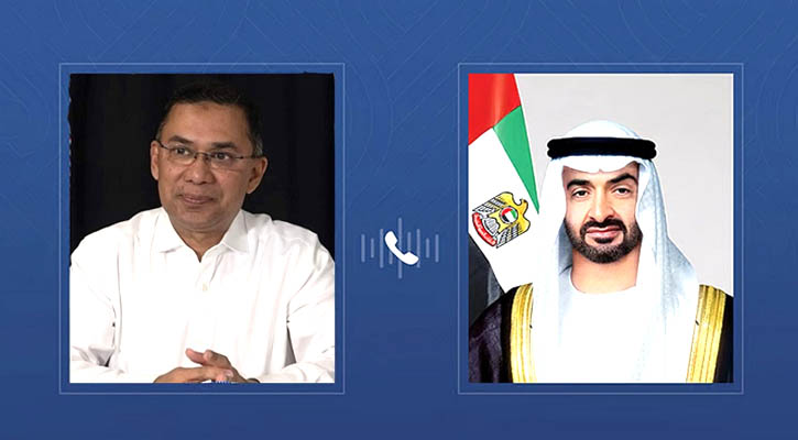 প্রধানমন্ত্রীর সঙ্গে আমিরাতের প্রেসিডেন্টের ফোনালাপ