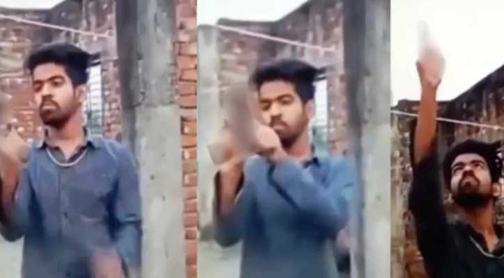 ছাদে অস্ত্র উঁচিয়ে ফাঁকা গুলি, কিশোর গ্যাং তেহিমের ভিডিও ভাইরাল