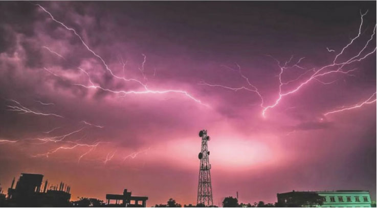 বিলে মাছ ধরতে গিয়ে বজ্রপাতে ২ তরুণের মৃত্যু