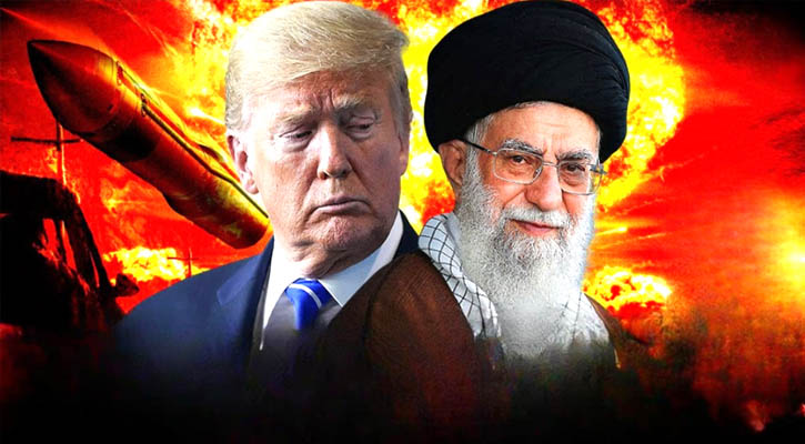 ইরানের বিরুদ্ধে সামরিক অভিযান এড়াতে চান ট্রাম্প