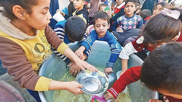 গাজার অর্ধেক মানুষ ক্ষুধার্ত, জাতিসংঘের সতর্কবার্তা