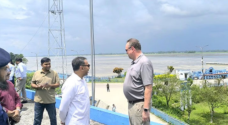 মার্কিন রাষ্ট্রদূতের তিস্তা ব্যারেজ পরিদর্শন