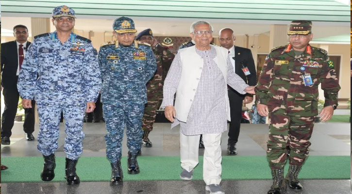 নির্বাচন নিয়ে সশস্ত্র বাহিনীকে যা বললেন প্রধান উপদেষ্টা