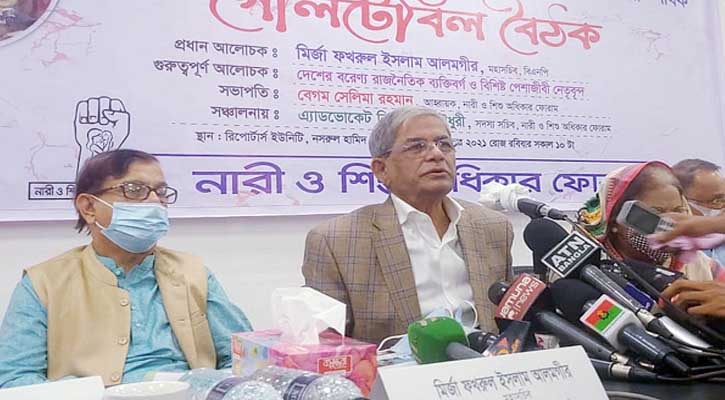 আ.লীগ সাম্প্রদায়িক হামলার ঘটনা ঘটাচ্ছে: ফখরুল