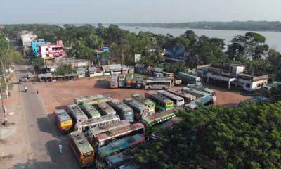 ঝালকাঠি থেকে ৮ রুটে বাস চলাচল বন্ধ