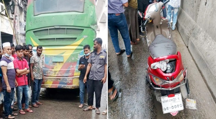 কাওরান বাজারে বাসচাপায় একজন নিহত