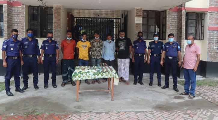 ডাকাতির প্রস্তুতিকালে আটক ৫