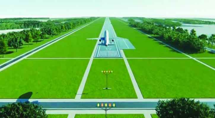 সমুদ্রের ওপর দৃষ্টিনন্দন রানওয়ে