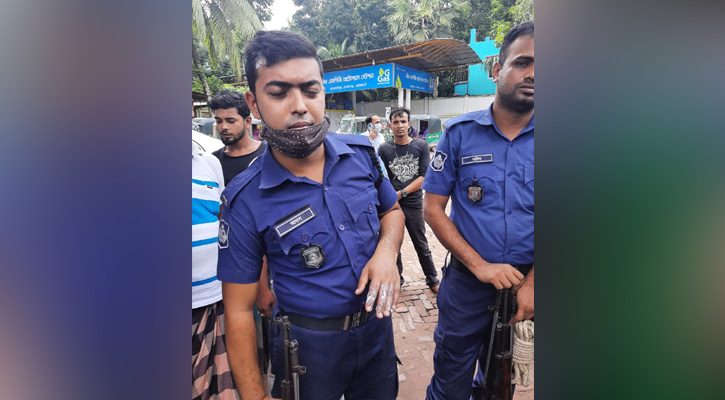 এয়ার ফিল্টার বিস্ফোরণে ৪ পুলিশ আহত