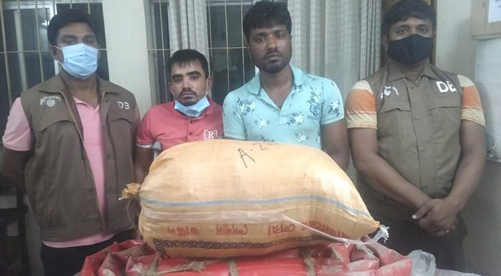 ১৬ কেজি গাঁজাসহ আটক ২ 