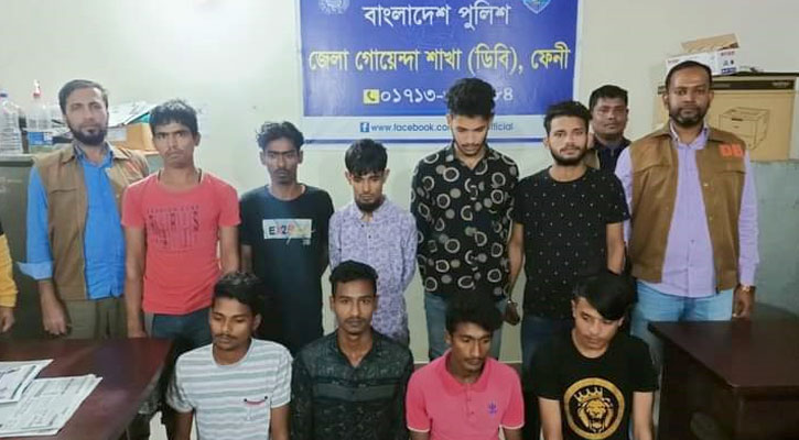 ৯ মাদকসেবীকে গ্রেপ্তার করেছে গোয়েন্দা পুলিশ
