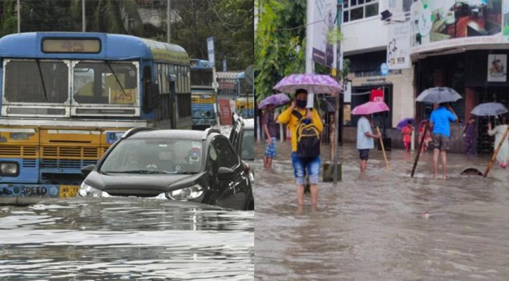 ১৩ বছরের সর্বোচ্চ বৃষ্টিতে ডুবে গেছে কলকাতা