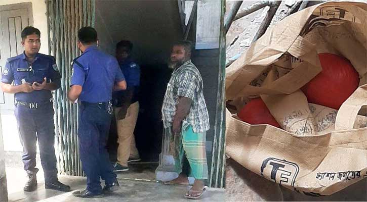 ইউপি কার্যালয় থেকে বোমাসদৃশ বস্তু উদ্ধার
