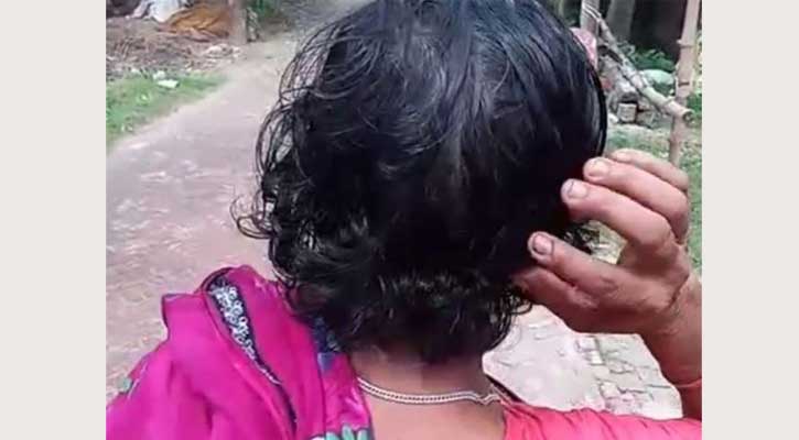 ইট চুরির অপবাদে গৃহবধূকে মধ্যযুগীয় কায়দায় নির্যাতন