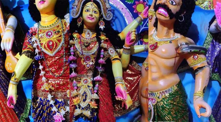 আশুলিয়ায় রাতের আঁধারে প্রতিমা ভাঙচুর