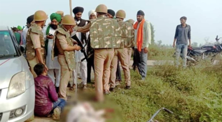মন্ত্রীপুত্রের গাড়িতে কৃষকদের চাপা দেওয়ার ভিডিও ভাইরাল