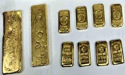 ১০০ ভরি সোনাসহ চোরাকারবারি আটক