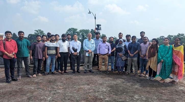 শাবিপ্রবিতে স্বয়ংক্রিয় আবহাওয়া স্টেশন স্থাপন