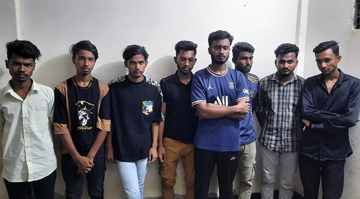 নোয়াখালীতে কিশোর গ্যাংয়ের ৭ সদস্য আটক