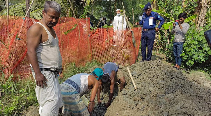দাফনের ৫৪ দিন পর কবর থেকে কিশোরীর লাশ উত্তোলন