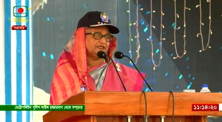 যেকোনো দুর্যোগে পুলিশ পাশে থাকে : প্রধানমন্ত্রী