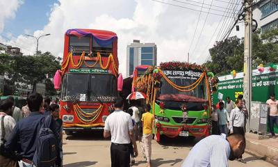 নতুন দুই রুটে ঢাকা নগর পরিবহনের যাত্রা শুরু