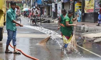 ঢাকার দুই সিটির শতভাগ বর্জ্য অপসারণ