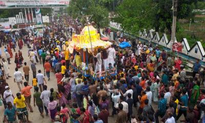 কুড়িগ্রামে শুরু হলো ৮ দিনব্যাপী রথযাত্রা মহোৎসব