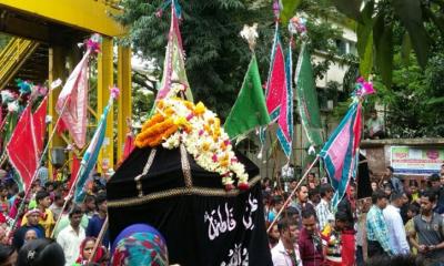 তাজিয়া মিছিলে আতশবাজি ও তরবারি-বল্লম নিষিদ্ধ