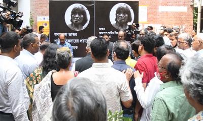 ভাস্কর শামীম সিকদারকে সর্বস্তরের শেষ শ্রদ্ধা