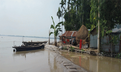 কমছে তিস্তার পানি, ভাঙন আতঙ্কে শিক্ষা প্রতিষ্ঠানসহ কয়েক’শ পরিবার