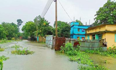 টানা বৃষ্টি ও পাহাড়ি ঢলে বাড়ছে সুনামগঞ্জের নদ-নদীর পানি