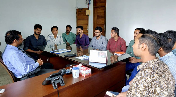 উপউপাচার্যের সঙ্গে শাবি প্রেস ক্লাবের নতুন কমিটির মতবিনিময়