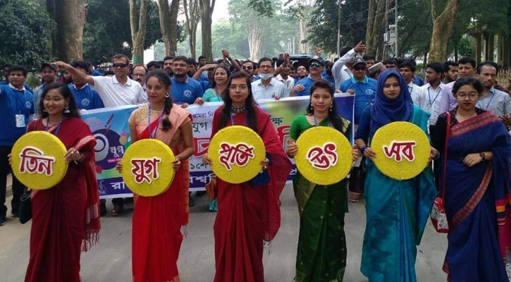 বর্ণাঢ্য আয়োজনে রাবি প্রেসক্লাবের ৩ যুগপূর্তি
