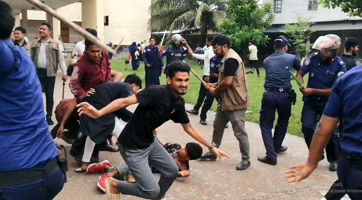 শোক দিবস: ছাত্রলীগের দুগ্রুপের সংঘর্ষ, আহত অর্ধশতাধিক