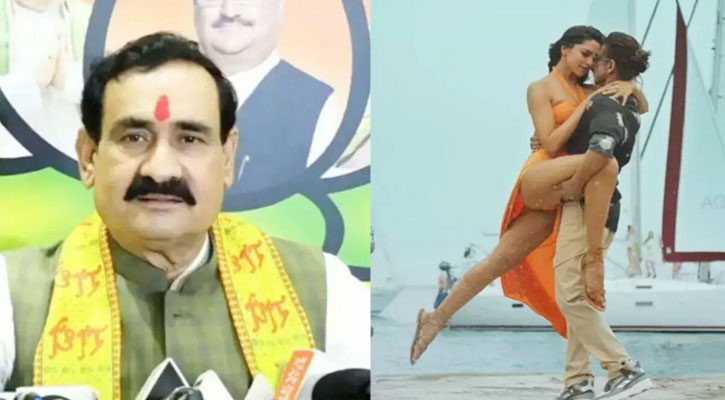 পাঠানের ‘বেশরম’ গান বাদ দিতে বিজেপি নেতার হুঁশিয়ারি