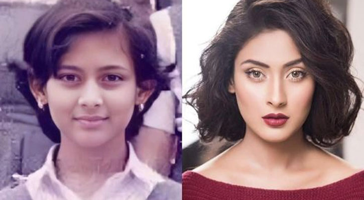 ছোটবেলার ছবিতে ভাইরাল মেহজাবীন