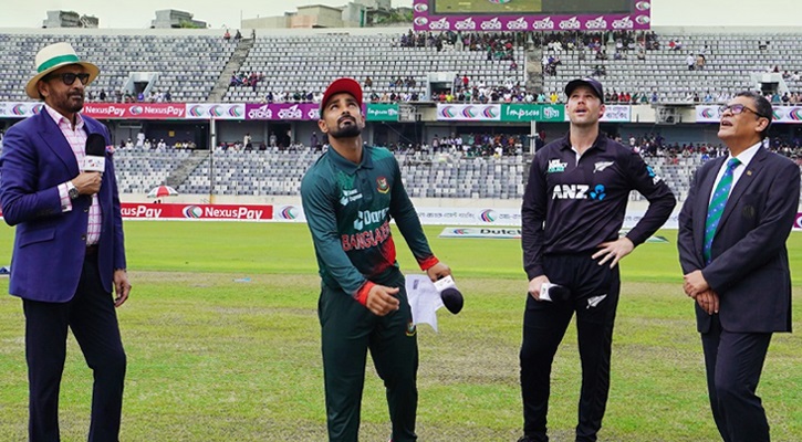টস জিতে ফিল্ডিংয়ে বাংলাদেশ